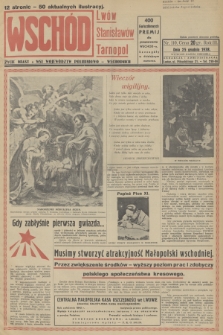Wschód : Lwów, Stanisławów, Tarnopol : życie miast i wsi województw południowo-wschodnich. R.3, 1938, nr 110