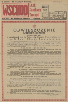 Wschód : Lwów, Stanisławów, Tarnopol : życie miast i wsi województw południowo-wschodnich. R.4, 1939, nr 125