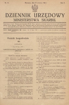 Dziennik Urzędowy Ministerstwa Skarbu. 1920, nr 34
