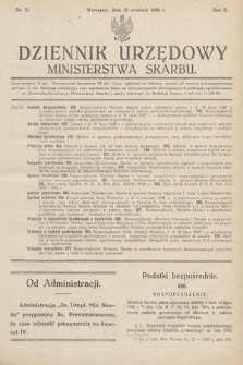 Dziennik Urzędowy Ministerstwa Skarbu. 1920, nr 35