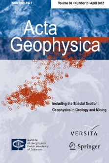 Acta Geophysica. Vol. 60, 2012, no. 2