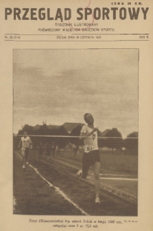 Przegląd Sportowy : tygodnik ilustrowany poświęcony wszelkim gałęziom sportu. R. 5, 1925, nr 25