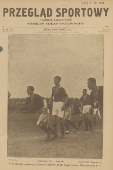 Przegląd Sportowy : tygodnik ilustrowany poświęcony wszelkim gałęziom sportu. R. 5, 1925, nr 26