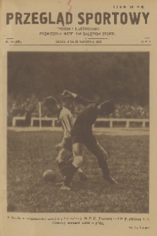 Przegląd Sportowy : tygodnik ilustrowany poświęcony wszelkim gałęziom sportu. R. 5, 1925, nr 38