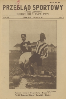 Przegląd Sportowy : tygodnik ilustrowany poświęcony wszelkim gałęziom sportu. R. 5, 1925, nr 44