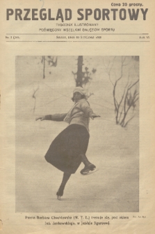 Przegląd Sportowy : tygodnik ilustrowany poświęcony wszelkim gałęziom sportu. R. 6, 1926, nr 3