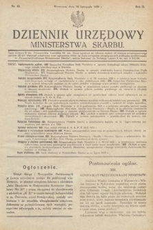 Dziennik Urzędowy Ministerstwa Skarbu. 1920, nr 40