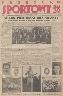 Przegląd Sportowy. R. 7, 1927, nr 11