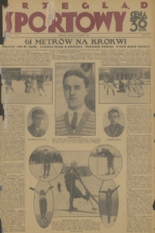 Przegląd Sportowy. R. 8, 1928, nr 3