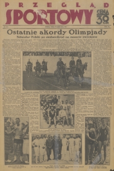 Przegląd Sportowy. R. 8, 1928, nr 36