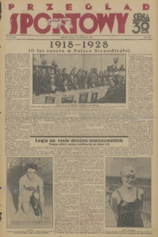 Przegląd Sportowy. R. 8, 1928, nr 51