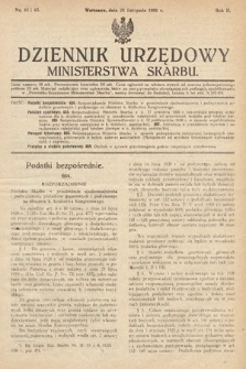Dziennik Urzędowy Ministerstwa Skarbu. 1920, nr 42-43