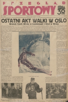 Przegląd Sportowy. R. 10, 1930, nr 20