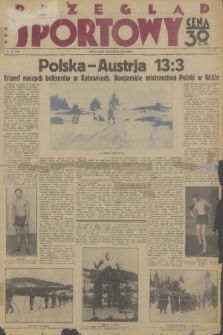 Przegląd Sportowy. R. 11, 1931, nr 16