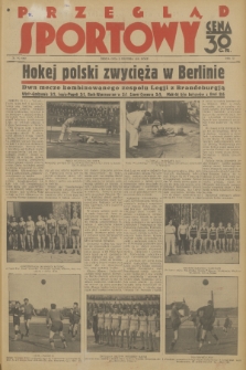 Przegląd Sportowy. R. 11, 1931, nr 96