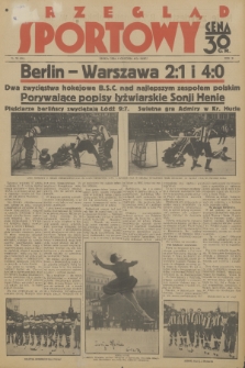 Przegląd Sportowy. R. 11, 1931, nr 98