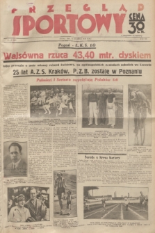 Przegląd Sportowy. R. 13, 1933, nr 49