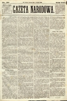 Gazeta Narodowa. 1869, nr 319