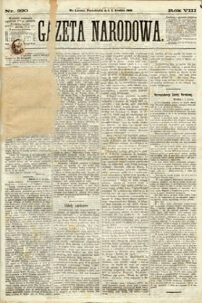 Gazeta Narodowa. 1869, nr 320