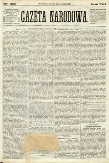 Gazeta Narodowa. 1869, nr 323