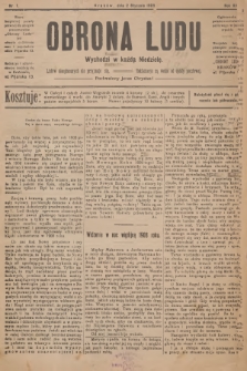Obrona Ludu. R.12, 1909, nr 1