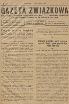 Gazeta Związkowa : pismo Związku Organistów Archidiecezji Krakowskiej i Kasy Samopomocy Organistów. R.3, 1929, nr 5