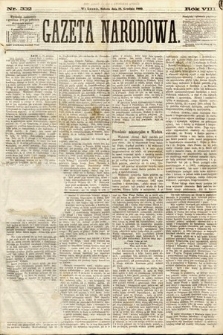 Gazeta Narodowa. 1869, nr 332