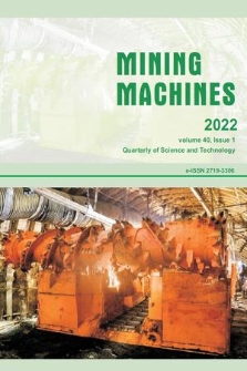 Mining Machines : quarterly of science and technology. Vol. 40, 2022, iss. 1
