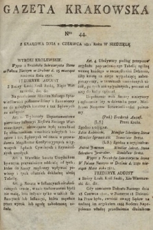 Gazeta Krakowska. 1811, nr 44