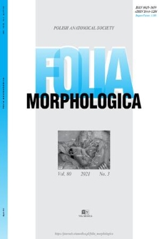 Folia Morphologica. Vol. 80, 2021, no. 3