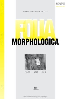 Folia Morphologica. Vol. 80, 2021, no. 4