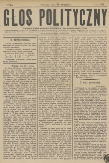 Głos Polityczny. R.1, 1885, nr 22