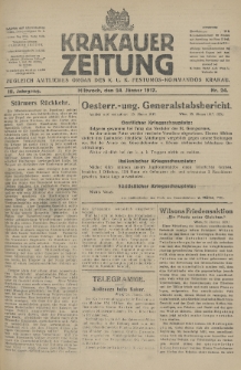Krakauer Zeitung : zugleich amtliches Organ des K. U. K. Festungs-Kommandos. 1917, nr 24