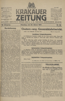 Krakauer Zeitung : zugleich amtliches Organ des K. U. K. Festungs-Kommandos. 1917, nr 30