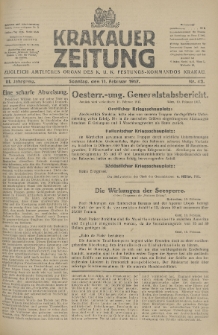 Krakauer Zeitung : zugleich amtliches Organ des K. U. K. Festungs-Kommandos. 1917, nr 42