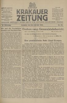 Krakauer Zeitung : zugleich amtliches Organ des K. U. K. Festungs-Kommandos. 1917, nr 56