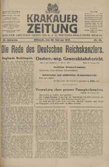 Krakauer Zeitung : zugleich amtliches Organ des K. U. K. Festungs-Kommandos. 1917, nr 59