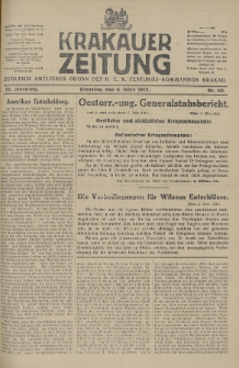 Krakauer Zeitung : zugleich amtliches Organ des K. U. K. Festungs-Kommandos. 1917, nr 65