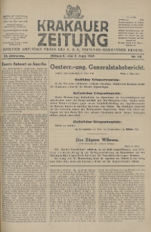 Krakauer Zeitung : zugleich amtliches Organ des K. U. K. Festungs-Kommandos. 1917, nr 66