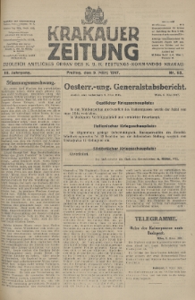 Krakauer Zeitung : zugleich amtliches Organ des K. U. K. Festungs-Kommandos. 1917, nr 68