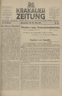 Krakauer Zeitung : zugleich amtliches Organ des K. U. K. Festungs-Kommandos. 1917, nr 81