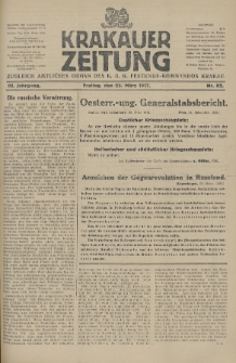 Krakauer Zeitung : zugleich amtliches Organ des K. U. K. Festungs-Kommandos. 1917, nr 82