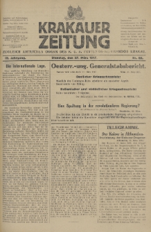 Krakauer Zeitung : zugleich amtliches Organ des K. U. K. Festungs-Kommandos. 1917, nr 86