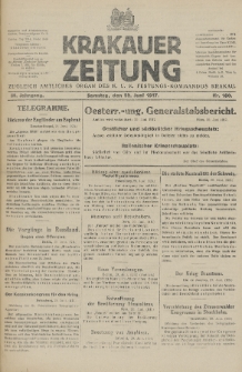 Krakauer Zeitung : zugleich amtliches Organ des K. U. K. Festungs-Kommandos. 1917, nr 180