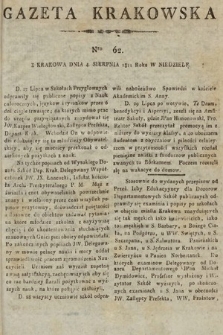 Gazeta Krakowska. 1811, nr 62