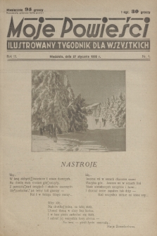 Moje Powieści : ilustrowany tygodnik dla wszystkich. R.3, 1935, nr 4