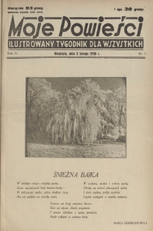 Moje Powieści : ilustrowany tygodnik dla wszystkich. R.4, 1936, nr 5