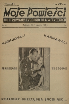 Moje Powieści : ilustrowany tygodnik dla wszystkich. R.6, 1938, nr 2