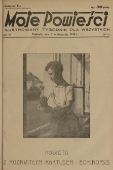 Moje Powieści : ilustrowany tygodnik dla wszystkich. R.6, 1938, nr 41