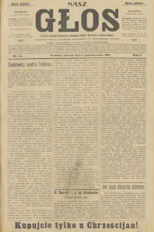 Nasz Głos : dziennik narodowo-antysemicki, poświęcony polityce, literaturze i sztukom pięknym. R.1, 1901, nr 14 - wydanie popołudniowe